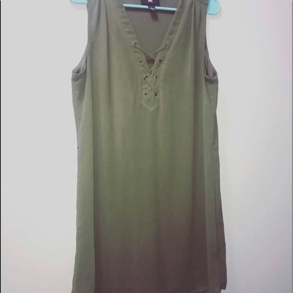 Army Green Tank Dress